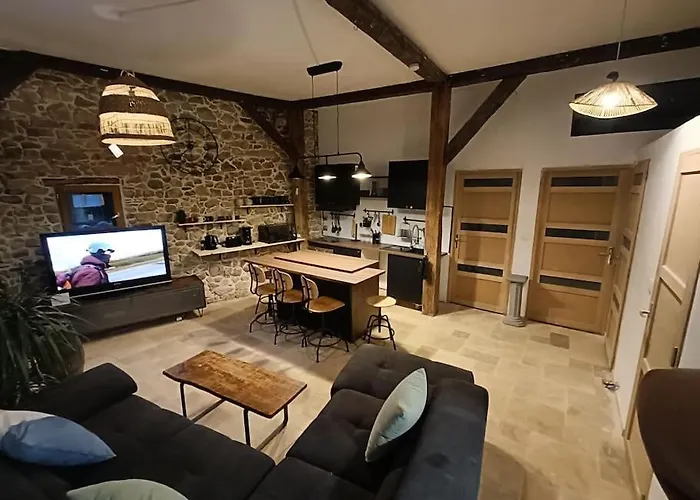 Apartmán Grange Renovee Dans Cour Privee *